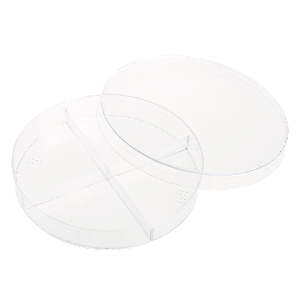 Picture of CultureStar 100mm x 15mm Petri Dish, 4 Compartments, Sterile - 25x20